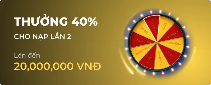 Ưu đãi 8kbet: Thưởng 40%
