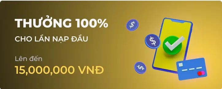 Ưu đãi 8kbet: Thưởng 100%